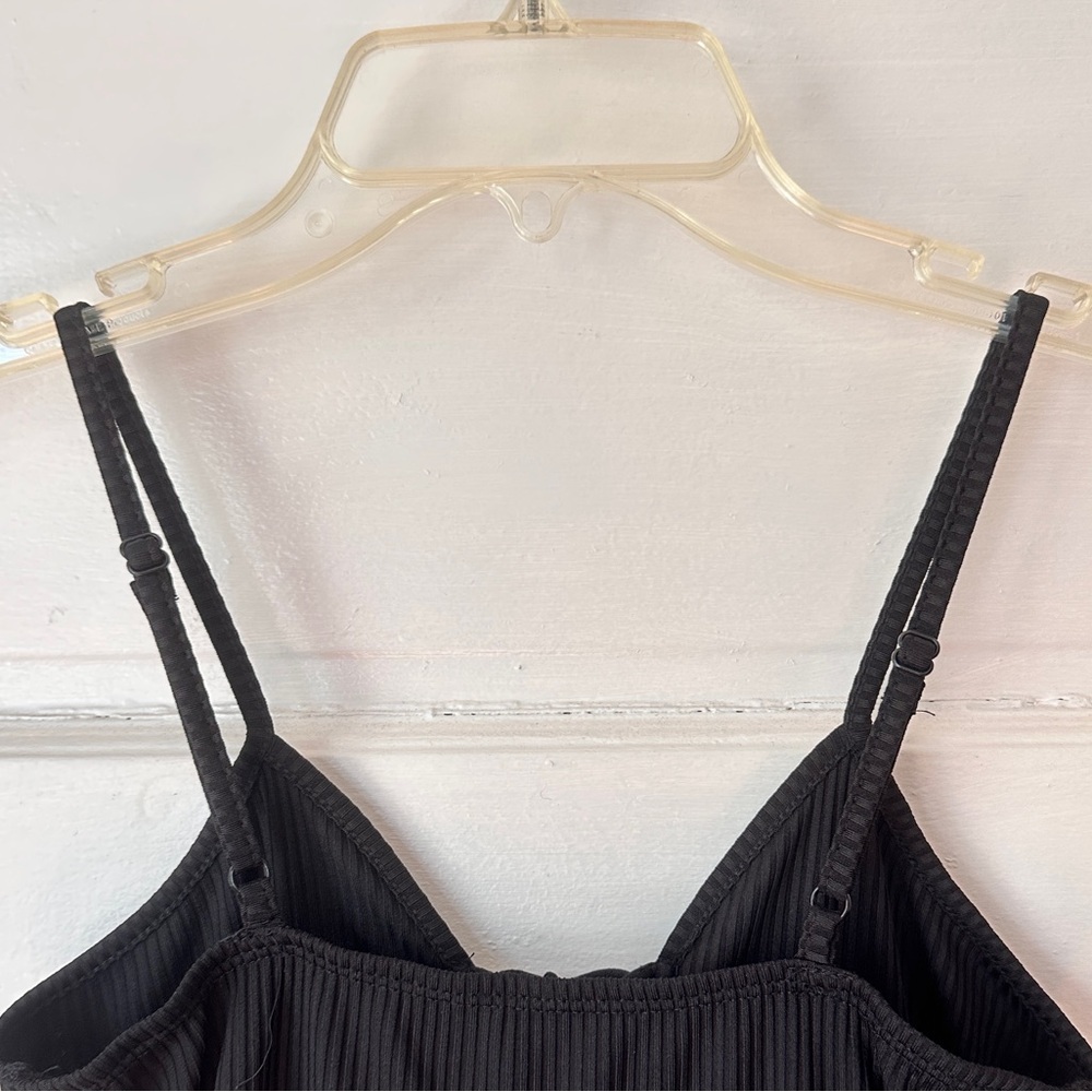 3/$20💥 Black Cutout Sheer Mini Dress & Romper 2 Piece Festival Club Wear Bundle - Picture 5 of 13